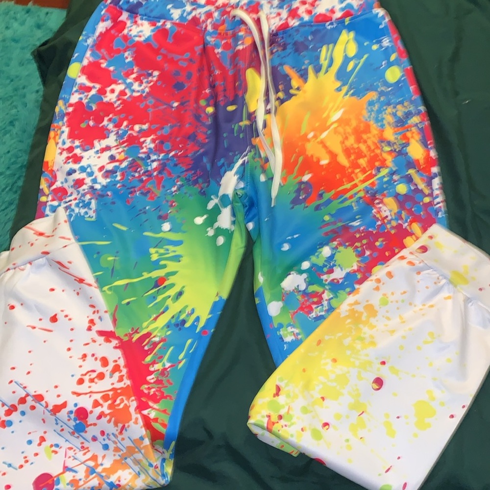 Satin 90’s retro jogging pants unisex